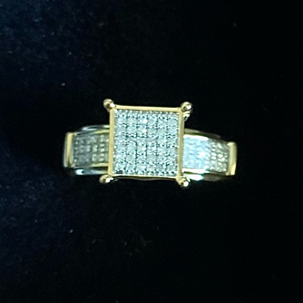 78ct Real Brilliant Diamonds 18k Gold Designer Ring